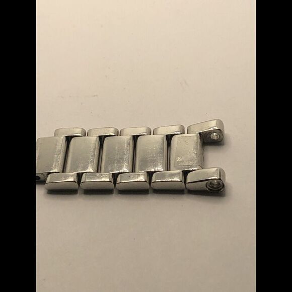 Michael Kors Watch Parts Partial Band Links No Clasp Silver Tone 18mm FK33 - Picture 9 of 9
